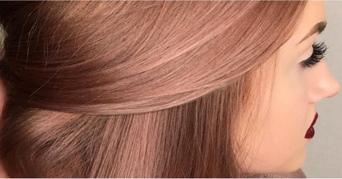 Rose Gold Hair Colour Inspiration Popsugar Beauty Australia