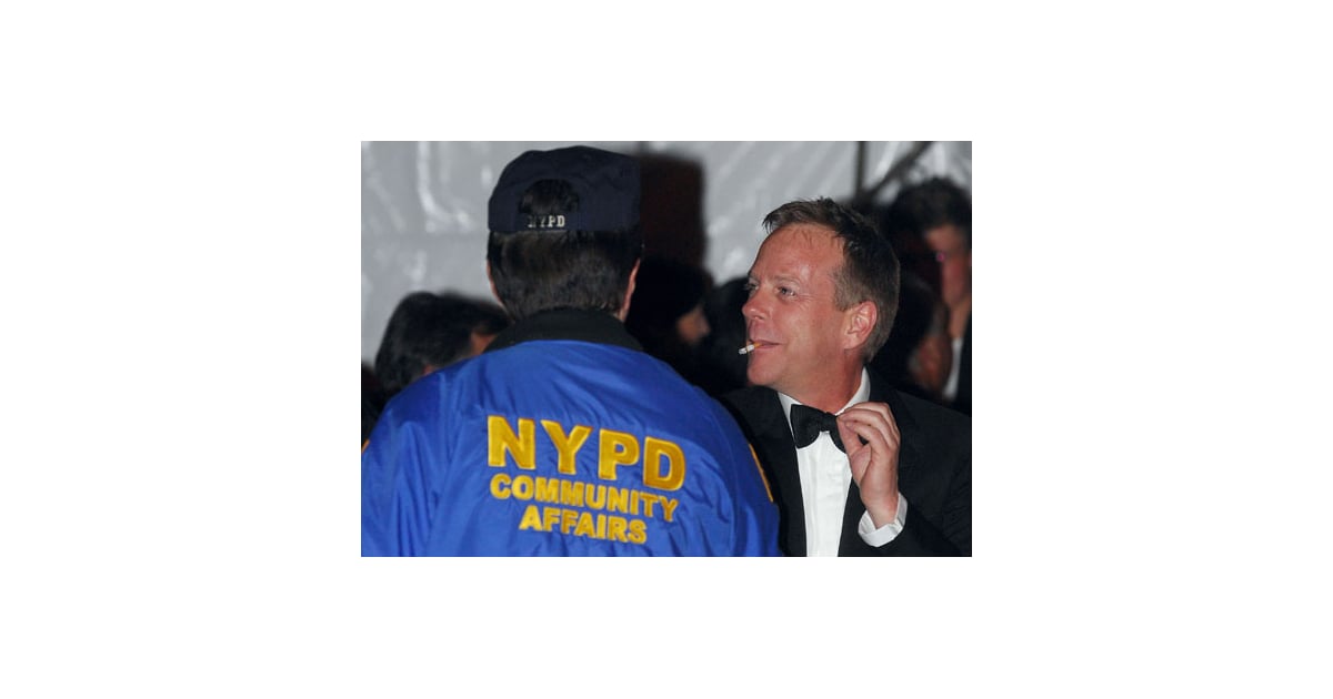 Kiefer Sutherland headbutts’ designer Kiefer Sutherland headbutts’ designer