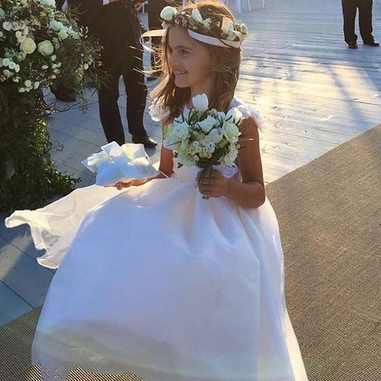 Alessandra Ambrosio's Daughter, Anja, as a Flower Girl