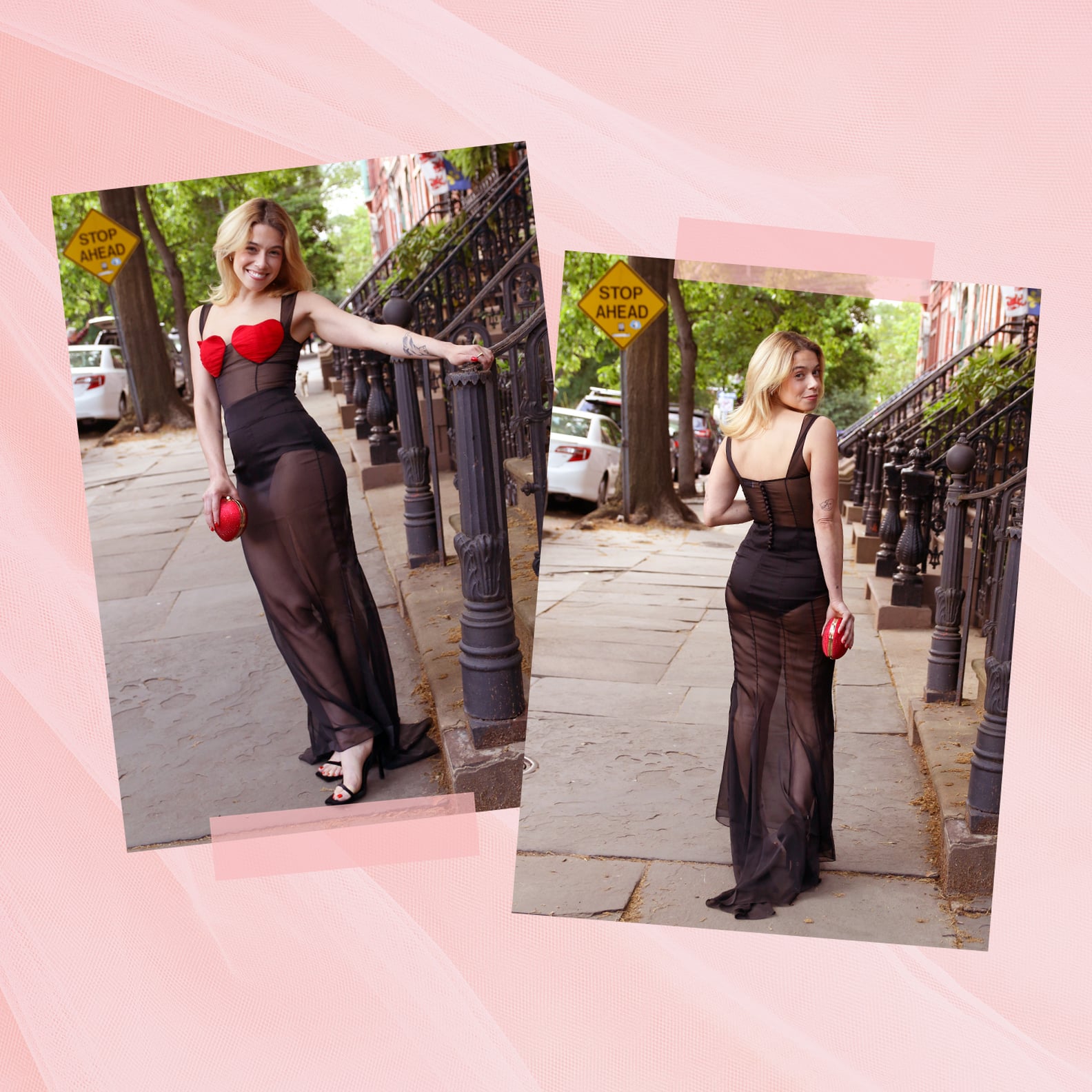 I Tried The Naked Dress Trend In A Completely Sheer Outfit Ps Fashion