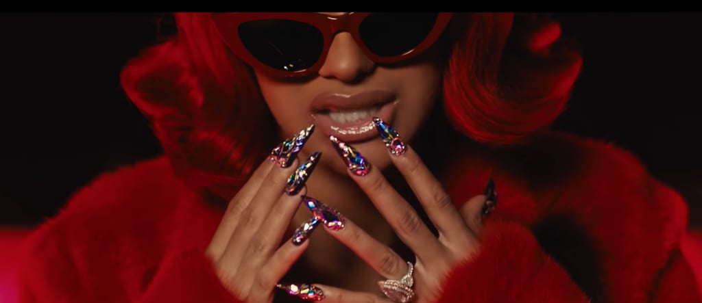 Cardi B S Nails In Backin It Up Cardi B S Sexy Music Video Nails