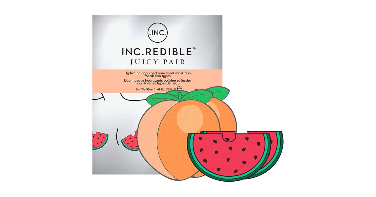 INC Redible Hydrating Boob And Bum Sheet Mask Duo New Summer Beauty