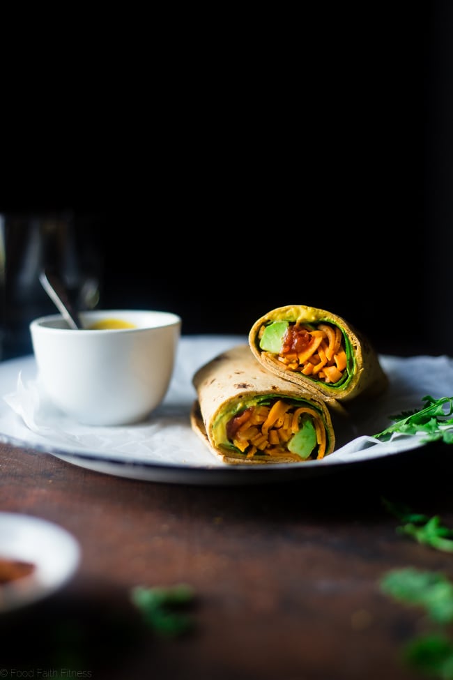 Mexican Sweet Potato Noodles Wrap