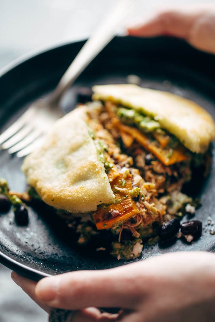 Arepas With Carnitas and Sweet Potato