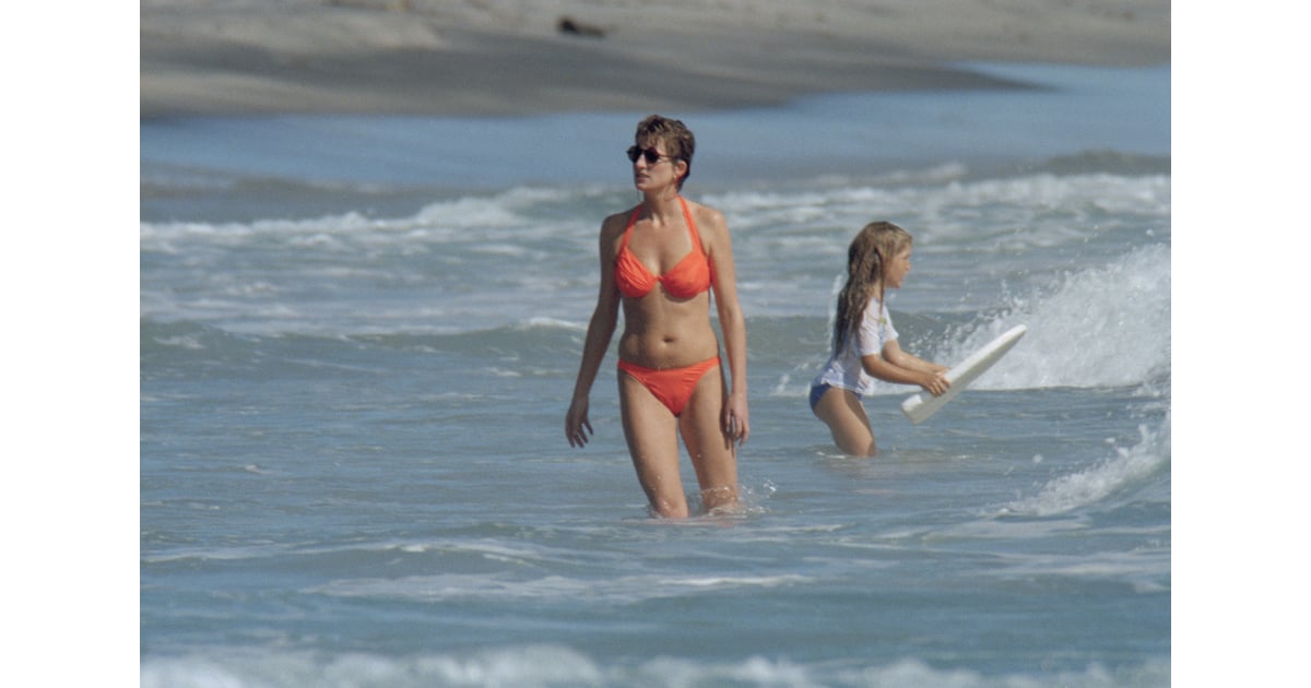 Princess Diana Best Celebrity Bikini Style Popsugar Fashion Australia Photo