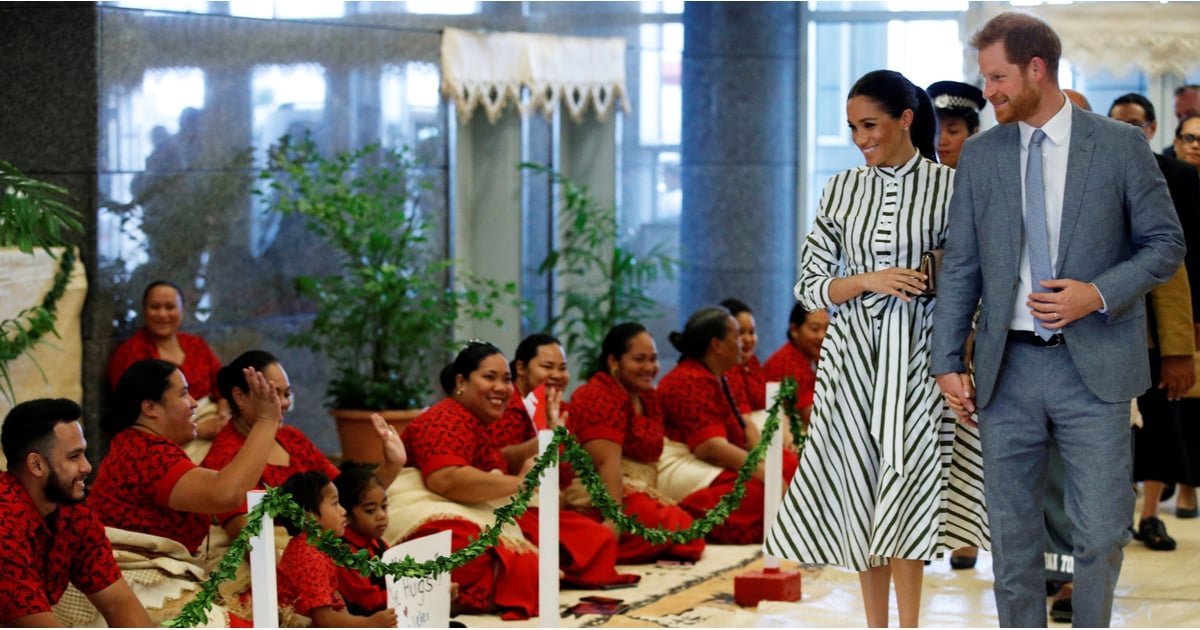 Meghan Markle's Striped Dress Looks a Lot Like the Polished Day Dress of Our Dreams