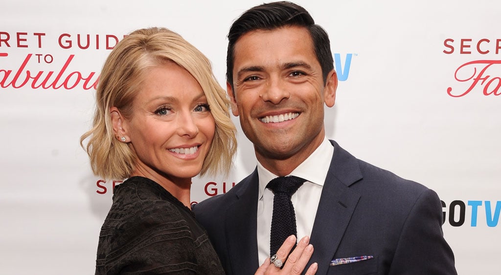    Mark Consuelos con Esposa  