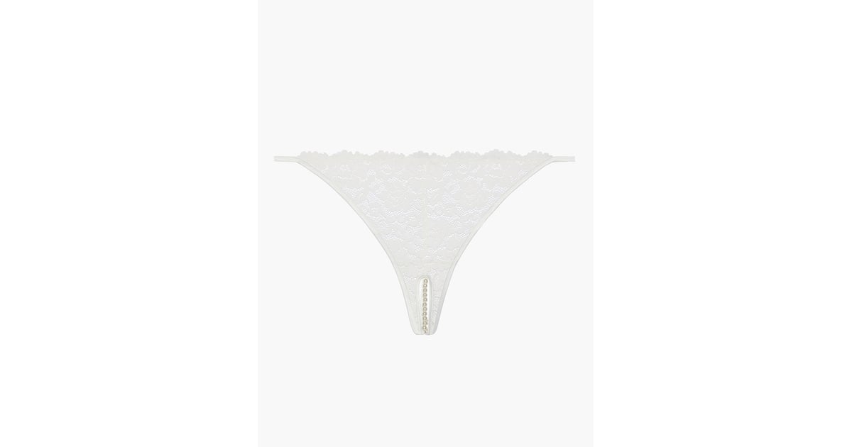 A Lingerie Gift Savage X Fenty Crotchless String Of Pearls Thong