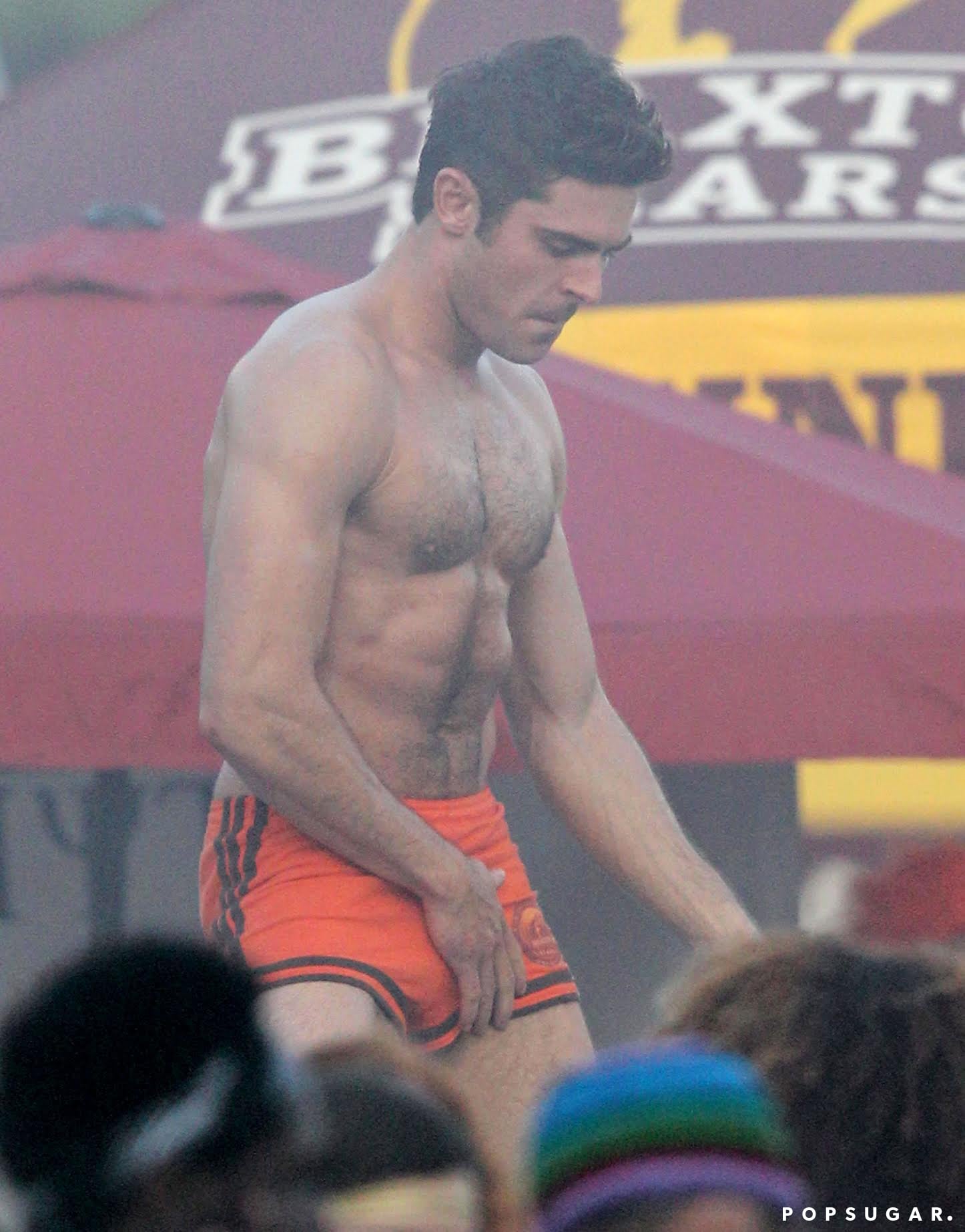 Back In We Caught A Nearly Naked Zac Flexing His Muscles And Today We Salute Zac Efron