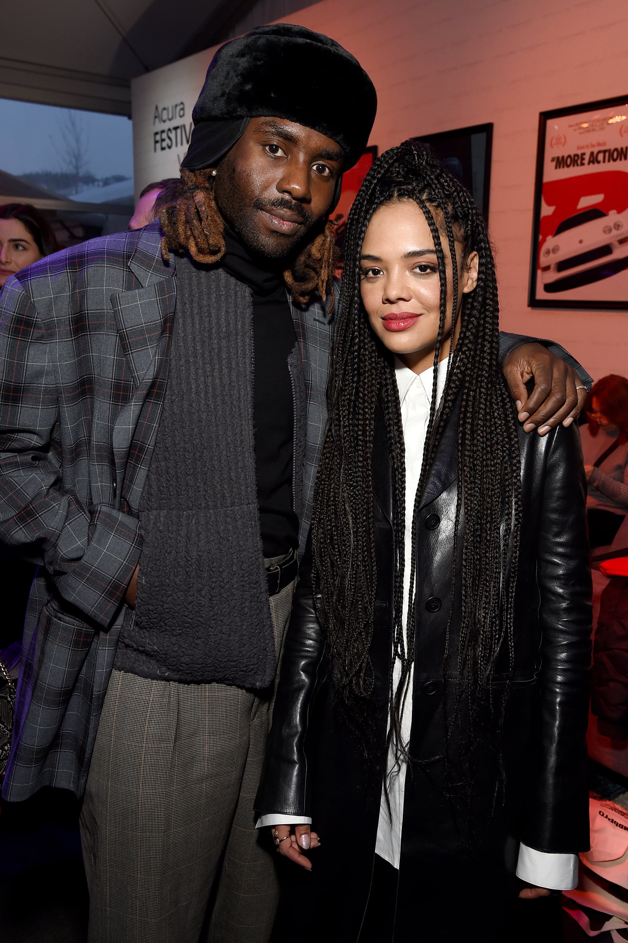 Tessa Thompson with Boyfriend  