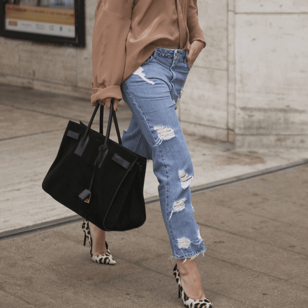 Boyfriend Jeans Outfit Ideas POPSUGAR Fashion