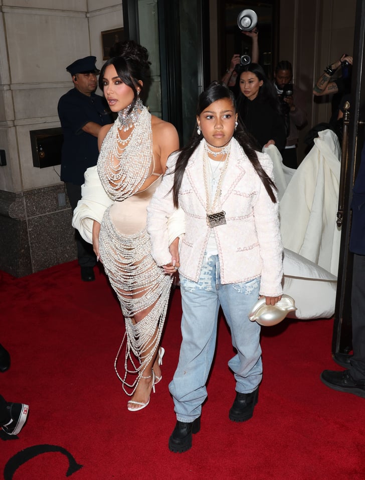 Kim Kardashian And North West At The Met Gala North West S