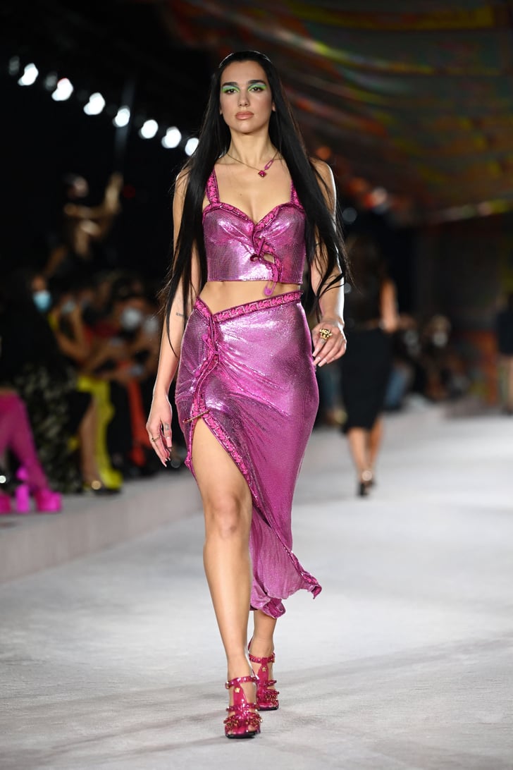 Dua Lipa Made Her Runway Debut For Versace POPSUGAR Fashion UK Photo 10