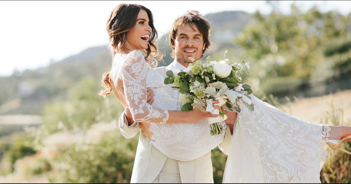 Nikki Reed Wedding Dress POPSUGAR Fashion