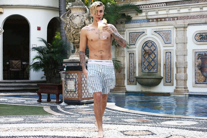 Justin Bieber Shirtless Pictures In Miami December Popsugar Celebrity Photo