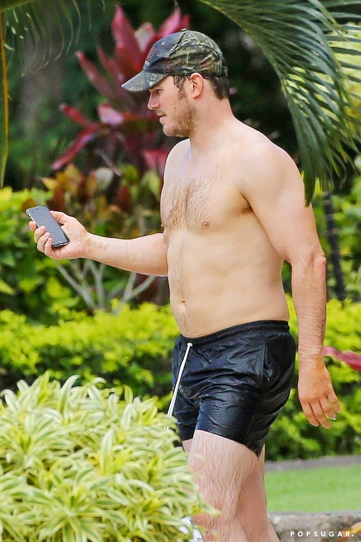 Chris Pratt Shirtless In Hawaii Pictures June 2018 POPSUGAR Celebrity
