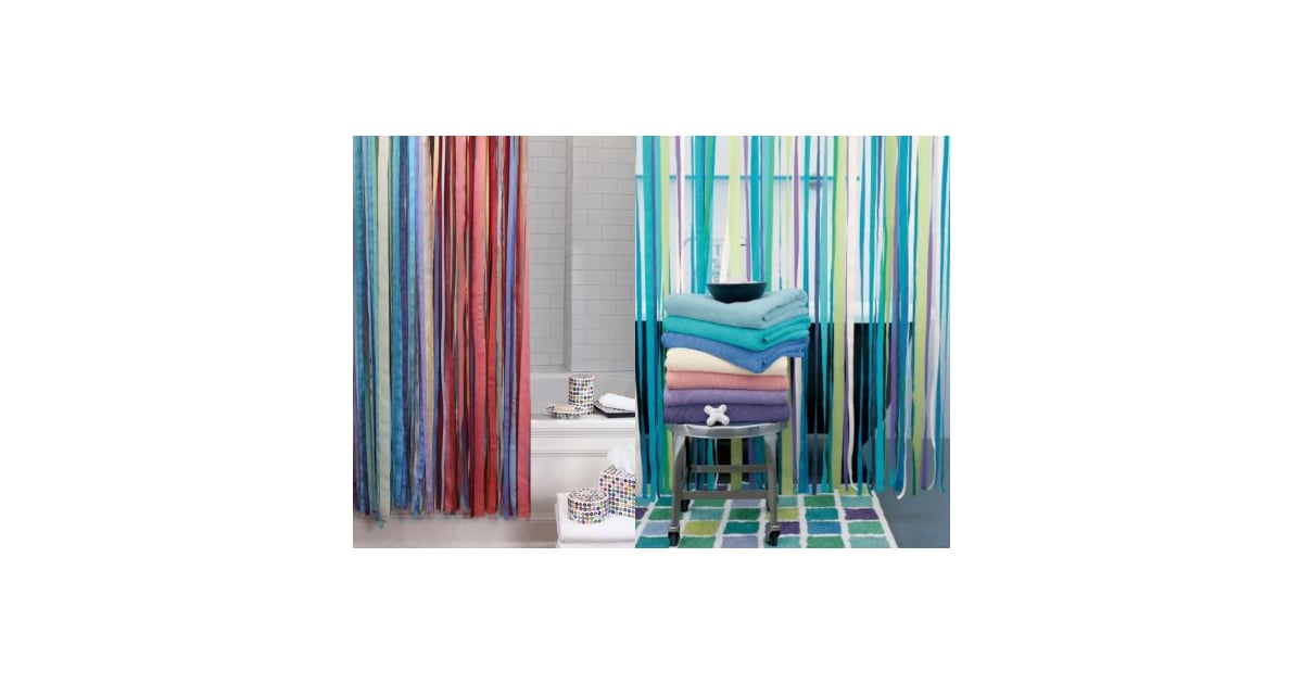 Steal of the Day Hill Ribbon Shower Curtain POPSUGAR Home