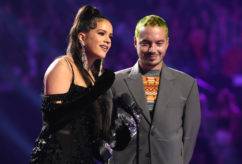 Rosalia And J Balvin S Acceptance Speech At MTV VMAs 2019 POPSUGAR Latina