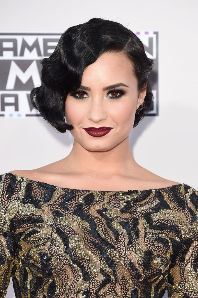 Demi Lovato And Wilmer Valderrama At The 2015 AMAs POPSUGAR Latina