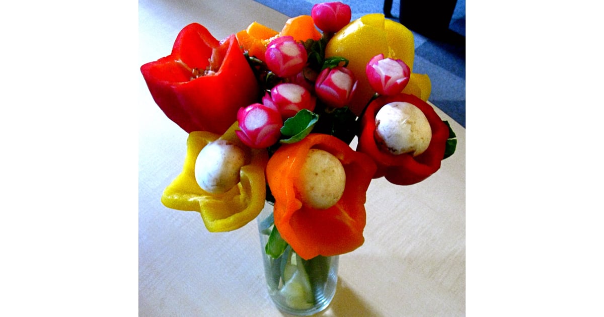 How to Create a DIY Floral Arrangement With Fresh, Edible Vegetables