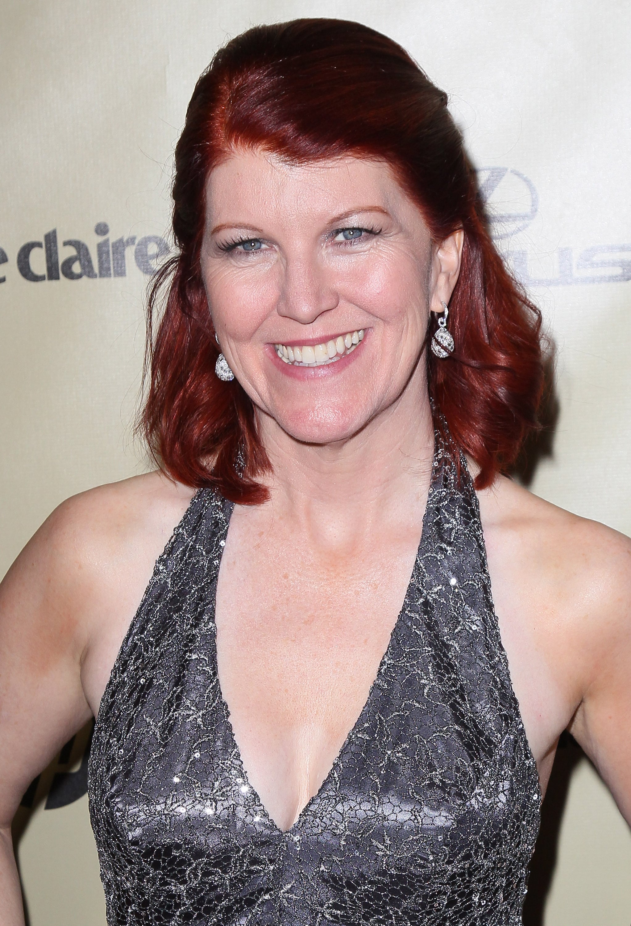 Office actress Kate Flannery shined at the Golden Globe afterparty