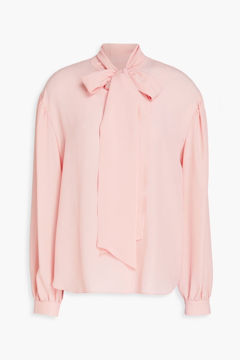 J Lo S Pink Pussy Bow Blouse With Ben Affleck On Honeymoon Ps Fashion