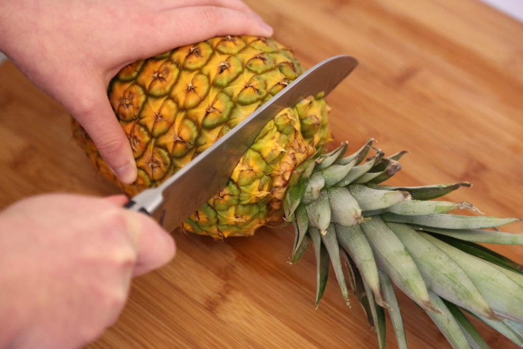 Asian pineapple cutting