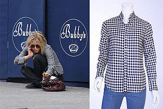 Found! Mary-Kate Olsen's Steven Alan Flannel Ruffle Shirt Found! Mary-Kate Olsen's Steven Alan Flannel Ruffle Shirt