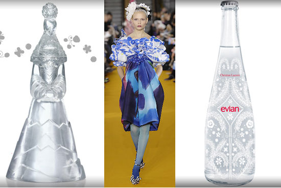 Simply Fab: Christian Lacroix Evian Bottles Simply Fab: Christian Lacroix Evian Bottles