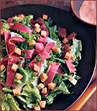 Monday's Leftover's: Corned Beef Salad with Rye Croutons Monday's Leftover's: Corned Beef Salad with Rye Croutons