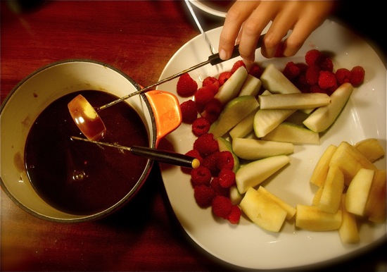 Fondue + You = Skewer . . . Dip . . .Yum Fondue + You = Skewer . . . Dip . . .Yum
