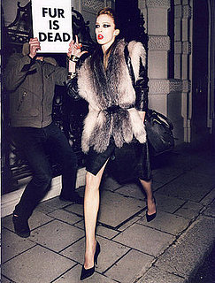 Paris Vogue's Carine Roitfeld Stands Up Against Anti-Fur Paris Vogue's Carine Roitfeld Stands Up Against Anti-Fur