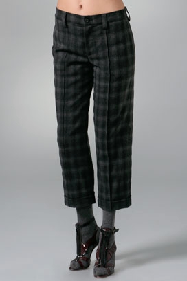 The Look For Less: Thakoon Plaid Crop Pant The Look For Less: Thakoon Plaid Crop Pant