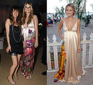 Lauren Conrad and Mischa Barton in Roberto Cavalli maxi dress Lauren Conrad and Mischa Barton in Roberto Cavalli maxi dress