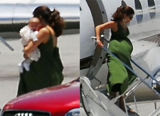 Photos of Jennifer Lopez Boarding Private Plane With Her Twins Photos of Jennifer Lopez Boarding Private Plane With Her Twins