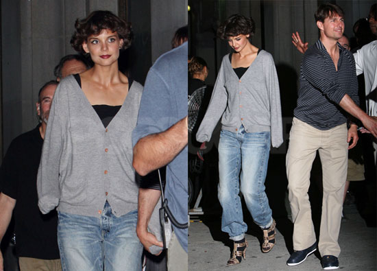 Photos of Katie Holmes and Tom Cruise Leaving the Eli Stone Studio Photos of Katie Holmes and Tom Cruise Leaving the Eli Stone Studio