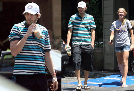 Photos of Ashton Kutcher at a Deli in LA With Two Young Girls Photos of Ashton Kutcher at a Deli in LA With Two Young Girls