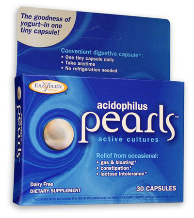 Acidophilus Pearls: The Goodness of Yogurt Without the Spoon Acidophilus Pearls: The Goodness of Yogurt Without the Spoon