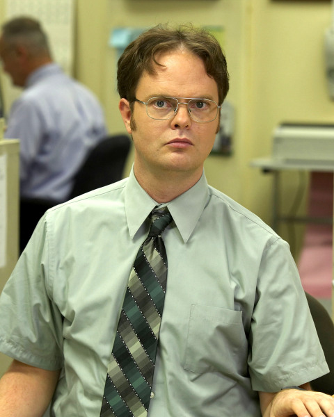Rainn Wilson As Dwight Schrute In An Ad For The Office At The 2008