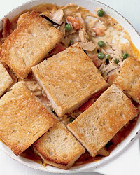 Fast & Easy Dinner: Skillet Chicken-and-Mushroom Potpie Fast & Easy Dinner: Skillet Chicken-and-Mushroom Potpie