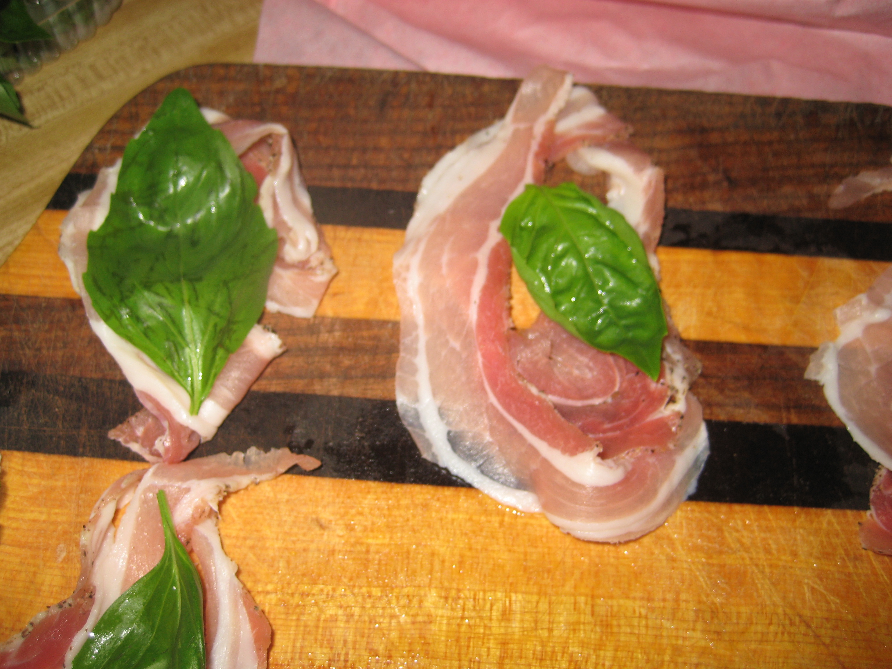 Perfect Summer Appetizer PancettaWrapped Peaches POPSUGAR Food