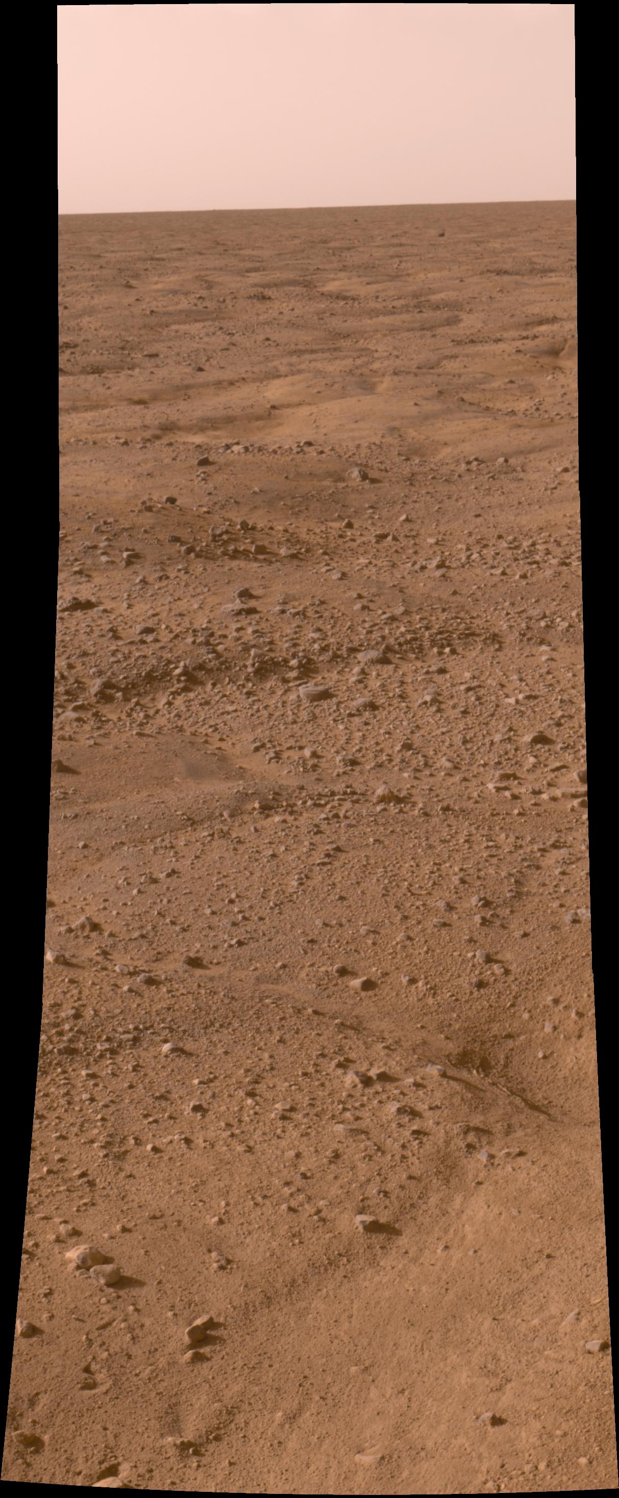The plains of the northern polar region of Mars. The plains of the northern polar region of Mars.