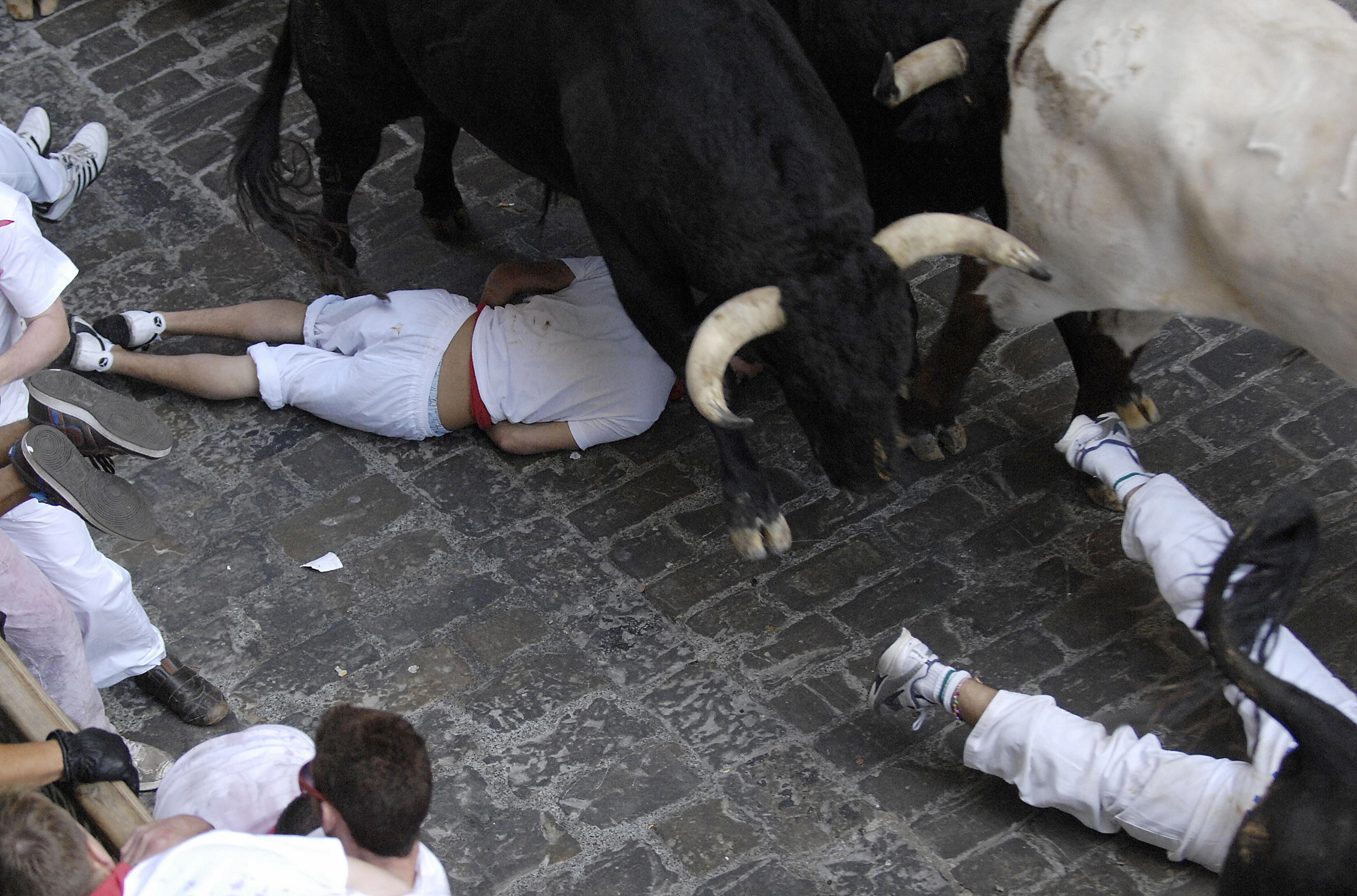 Participants are trampled. Participants are trampled.