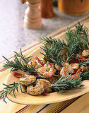 Skewered Rosemary Shrimp with Mint Pesto Skewered Rosemary Shrimp with Mint Pesto