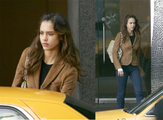 Jessica Alba: Dreary On Set Jessica Alba: Dreary On Set