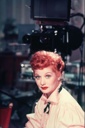 Lucille ball and wedding flowers