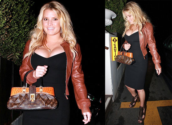 Photos Of Jessica Simpson Enjoying A Night In La Without Billy Corgan Popsugar Celebrity