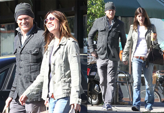 Photos Of Michael C Hall And Jennifer Carpenter Getting Lunch After The Sag Awards Popsugar Celebrity