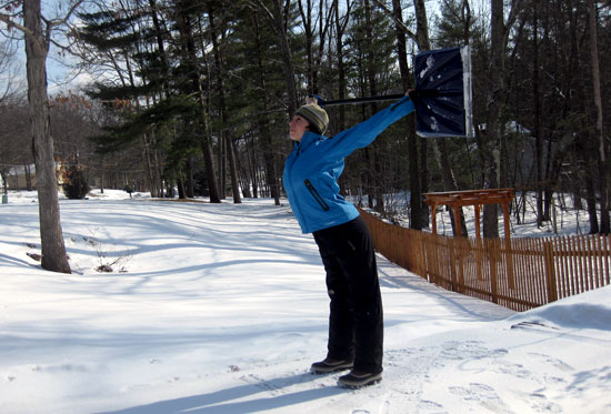 Stretches to Relieve Shoulder Pain From Shoveling Snow | POPSUGAR Fitness