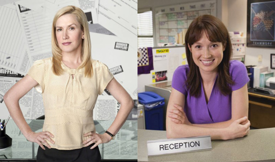 Interview With The Office S Angela Kinsey And Ellie Kemper About Web Series The Mentor And Jim And Pam S Baby Popsugar Entertainment